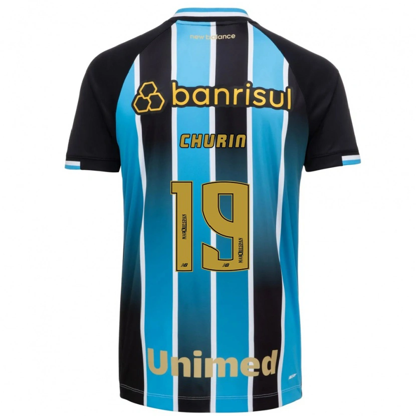 Danxen Dětské Diego Churin #19 Modrá Hnědá Černá Domů Hráčské Dresy 2026/27 Dres