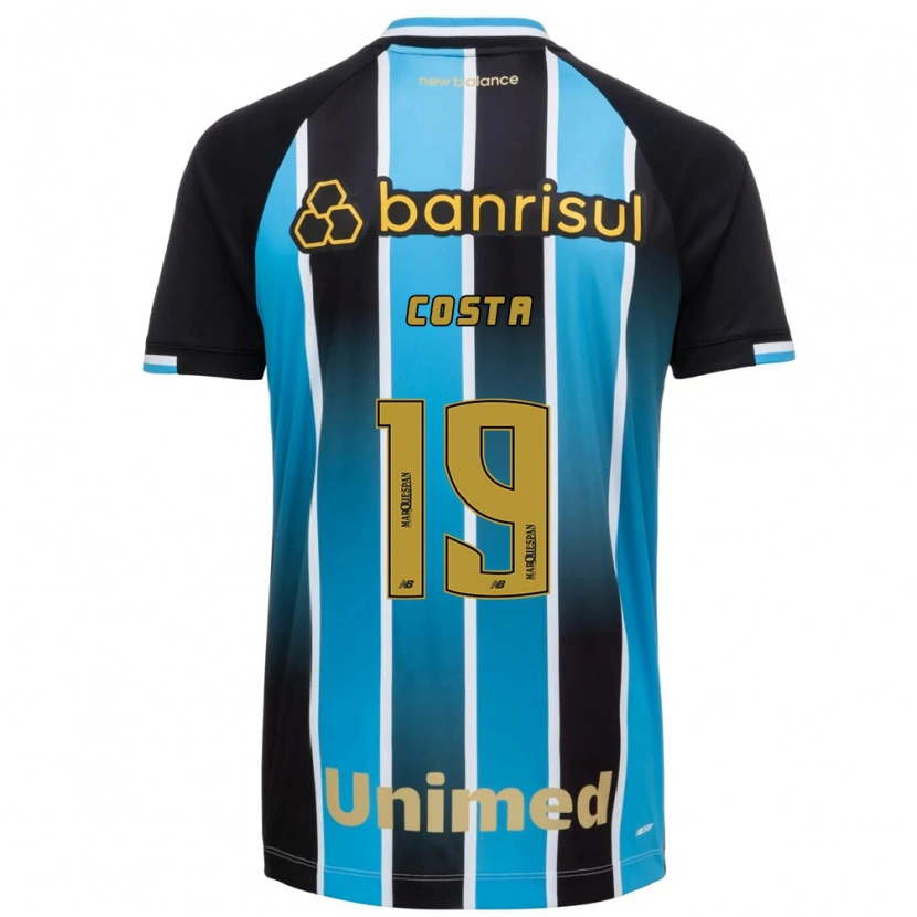 Danxen Dětské Diego Costa #19 Modrá Hnědá Černá Domů Hráčské Dresy 2026/27 Dres