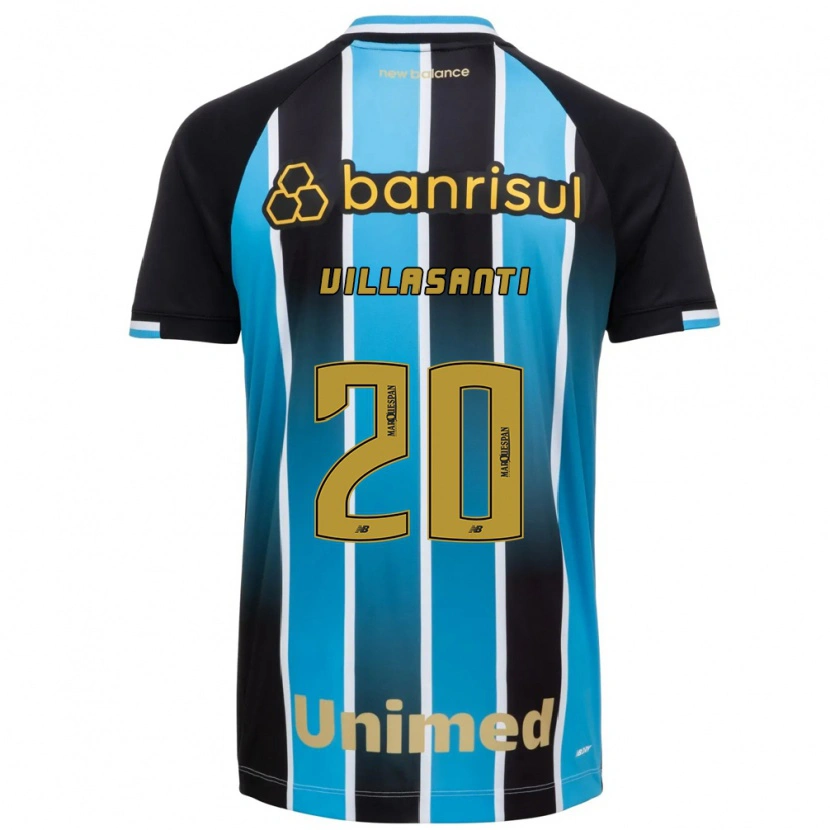 Danxen Dětské Mathías Villasanti #20 Modrá Hnědá Černá Domů Hráčské Dresy 2026/27 Dres