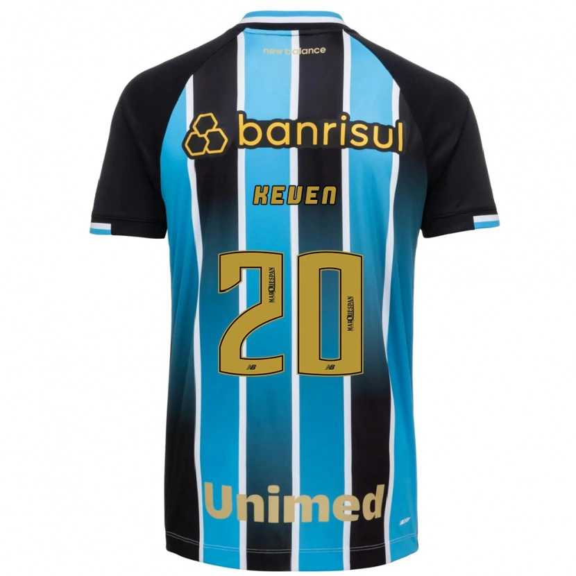 Danxen Dětské Gabriel Keven #20 Modrá Hnědá Černá Domů Hráčské Dresy 2026/27 Dres