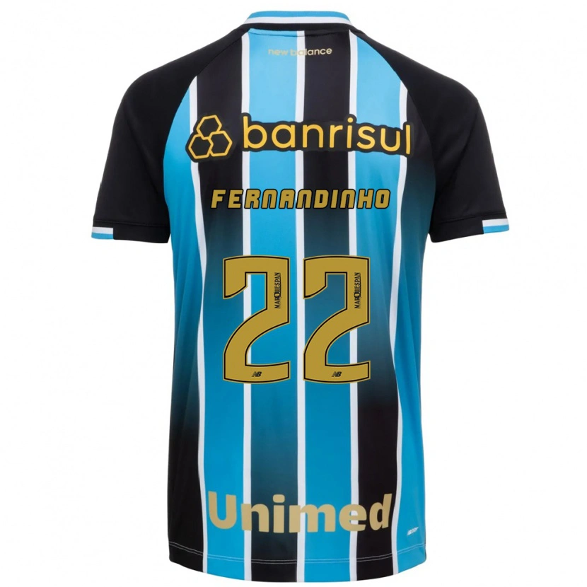 Danxen Dětské Fernandinho #22 Modrá Hnědá Černá Domů Hráčské Dresy 2026/27 Dres