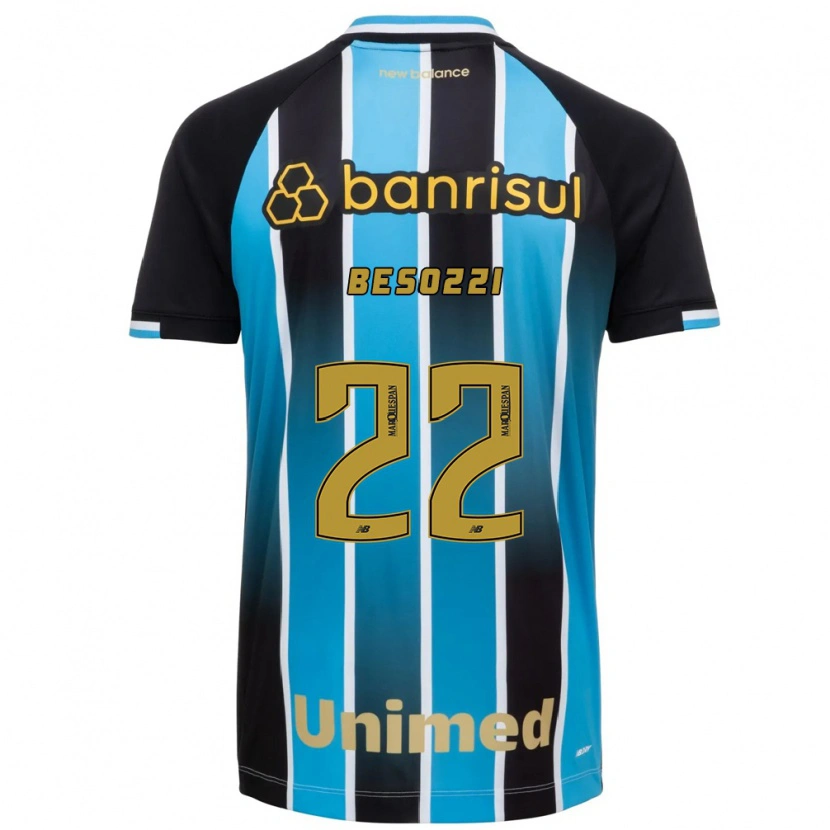 Danxen Dětské Lucas Besozzi #22 Modrá Hnědá Černá Domů Hráčské Dresy 2026/27 Dres