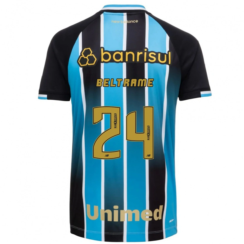 Danxen Dětské Thiago Beltrame #24 Modrá Hnědá Černá Domů Hráčské Dresy 2026/27 Dres