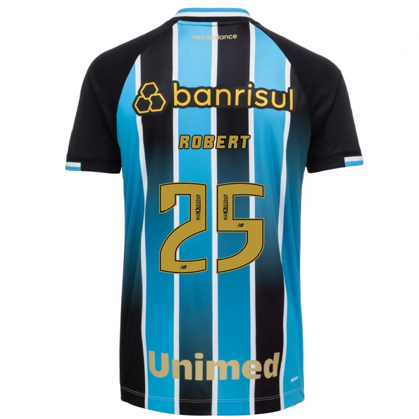 Danxen Dětské Jhonata Robert #25 Modrá Hnědá Černá Domů Hráčské Dresy 2026/27 Dres