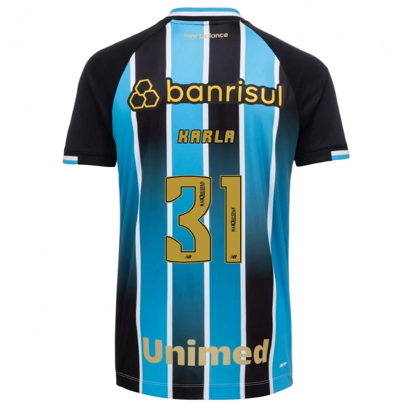 Danxen Dětské Emmily Karla #31 Modrá Hnědá Černá Domů Hráčské Dresy 2026/27 Dres