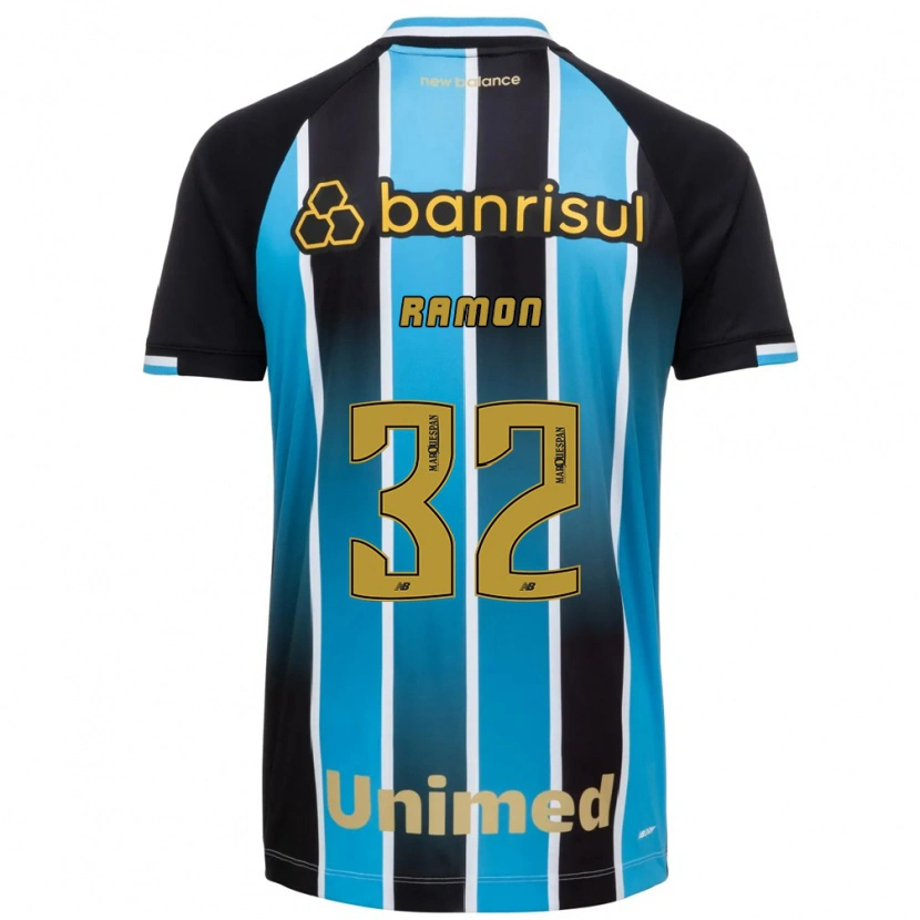 Danxen Dětské Vitor Ramon #32 Modrá Hnědá Černá Domů Hráčské Dresy 2026/27 Dres