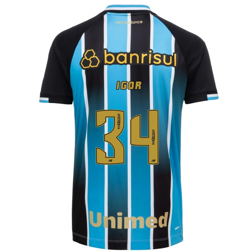 Danxen Dětské Igor #34 Modrá Hnědá Černá Domů Hráčské Dresy 2026/27 Dres