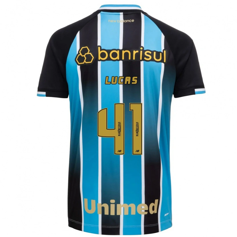 Danxen Dětské Pedro Lucas #41 Modrá Hnědá Černá Domů Hráčské Dresy 2026/27 Dres