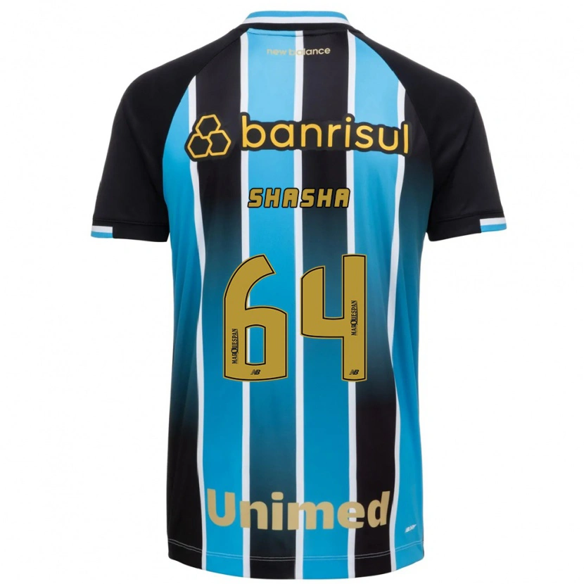 Danxen Dětské Shashá #64 Modrá Hnědá Černá Domů Hráčské Dresy 2026/27 Dres