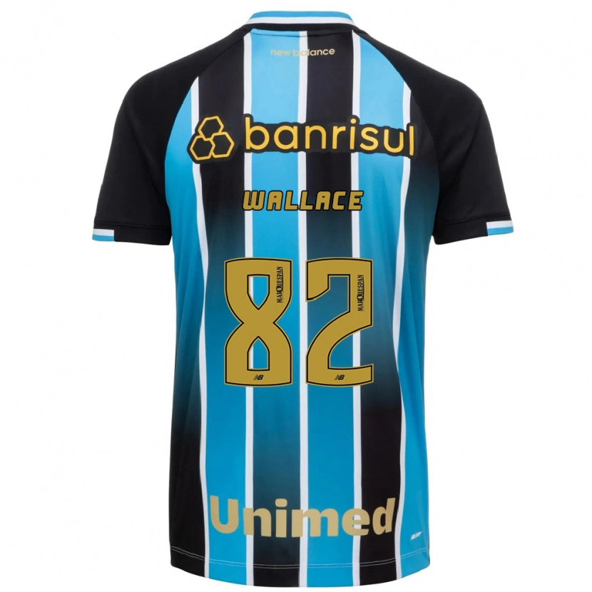 Danxen Dětské Wallace Gomes Da Silva Dos Santos #82 Modrá Hnědá Černá Domů Hráčské Dresy 2026/27 Dres
