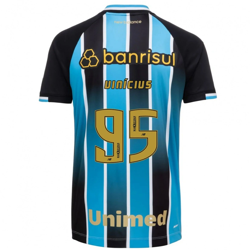 Danxen Dětské Carlos Vinícius #95 Modrá Hnědá Černá Domů Hráčské Dresy 2026/27 Dres