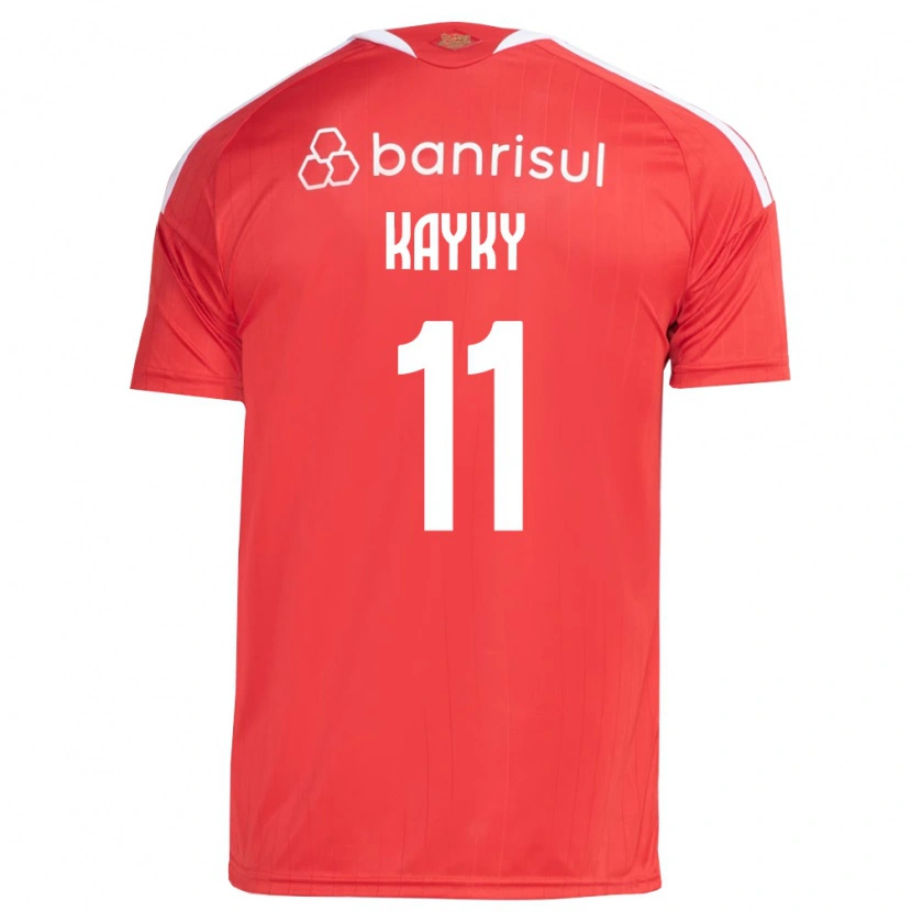 Danxen Dětské Kayky Da Silva Chagas #11 Červená Bílá Domů Hráčské Dresy 2026/27 Dres