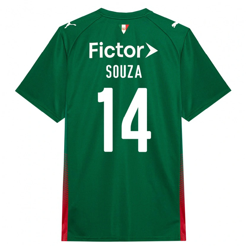 Danxen Dětské Luiz Fernando #14 Zelená Červená Bílá Domů Hráčské Dresy 2026/27 Dres
