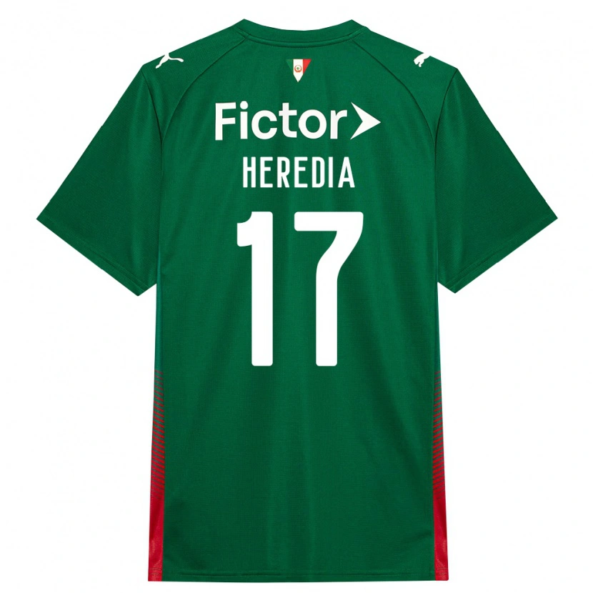 Danxen Dětské Jesus Heredia #17 Zelená Červená Bílá Domů Hráčské Dresy 2026/27 Dres