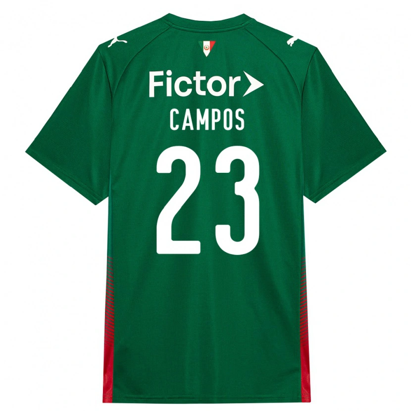 Danxen Dětské Victor Campos #23 Zelená Červená Bílá Domů Hráčské Dresy 2026/27 Dres