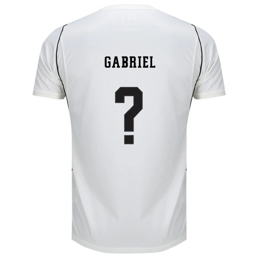 Danxen Dětské Gabriel #0 Bílá Černá Červená Domů Hráčské Dresy 2026/27 Dres