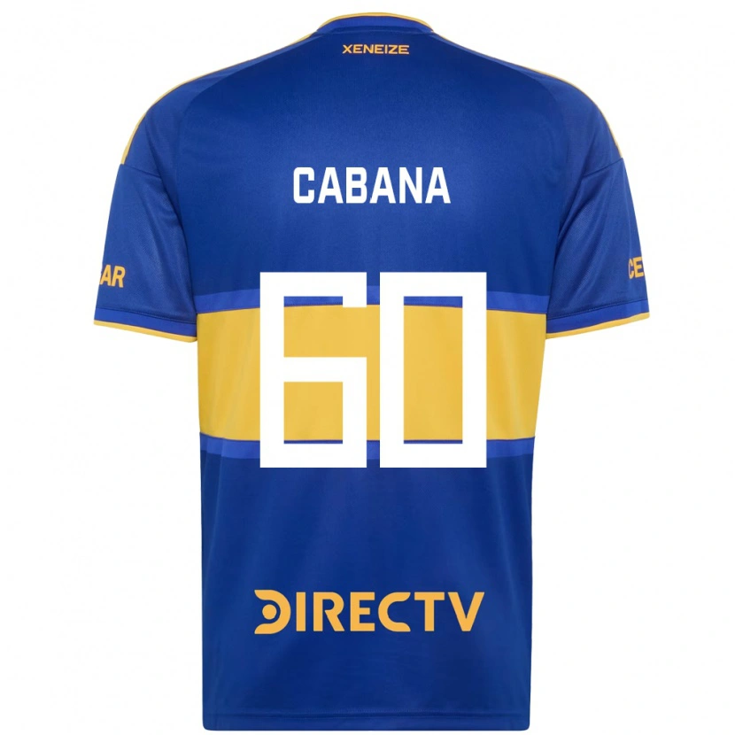 Danxen Dětské Juan Pablo Cabana #60 Královsky Modrá Žlutá Domů Hráčské Dresy 2026/27 Dres