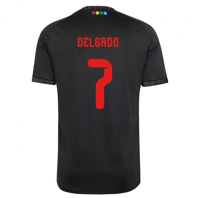 Danxen Dětské Amaro Delgado #7 Černá Červená Daleko Hráčské Dresy 2026/27 Dres