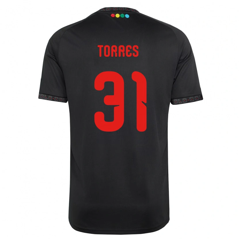 Danxen Dětské Bruno Torres #31 Černá Červená Daleko Hráčské Dresy 2026/27 Dres
