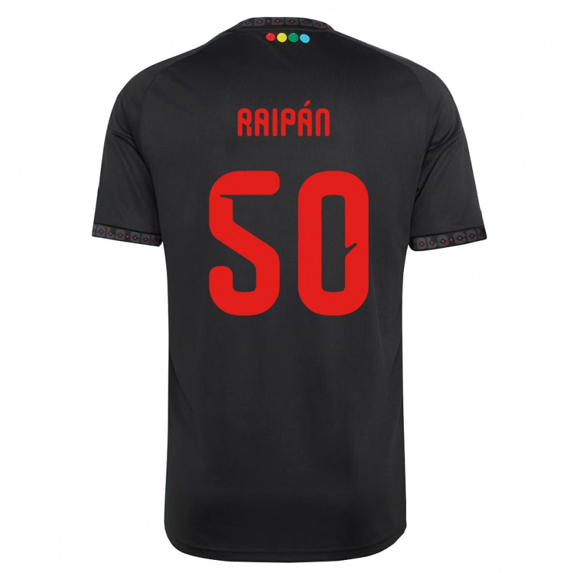 Danxen Dětské Felipe Raipán #50 Černá Červená Daleko Hráčské Dresy 2026/27 Dres