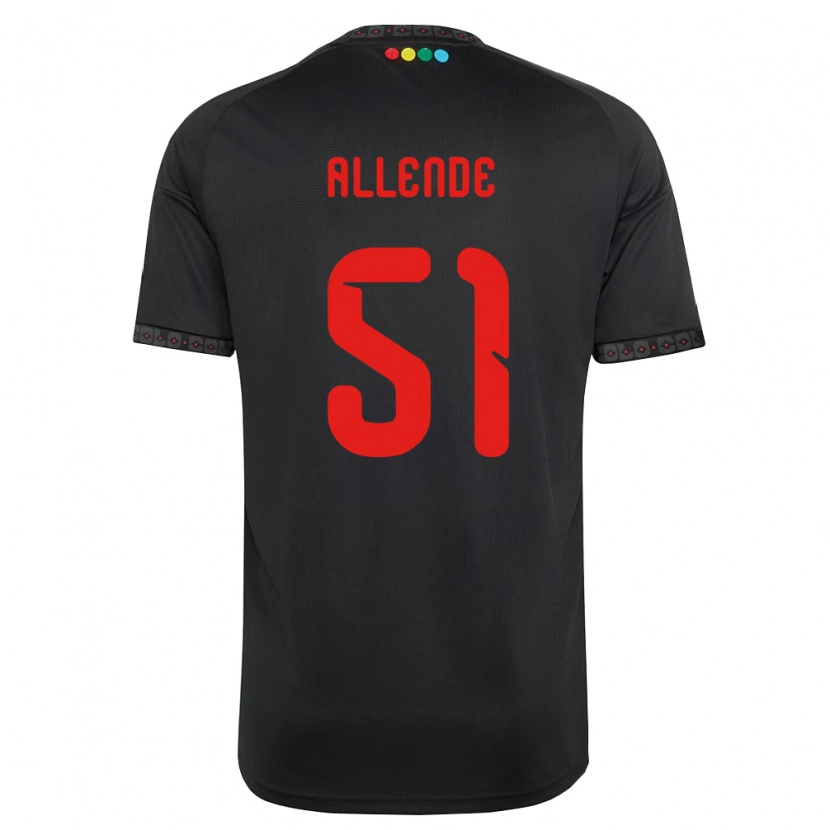 Danxen Dětské Pierre Allende #51 Černá Červená Daleko Hráčské Dresy 2026/27 Dres