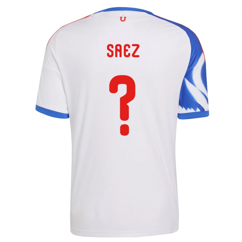 Danxen Dětské Ignacio Sáez #0 Bílá Tmavě Modrá Daleko Hráčské Dresy 2026/27 Dres