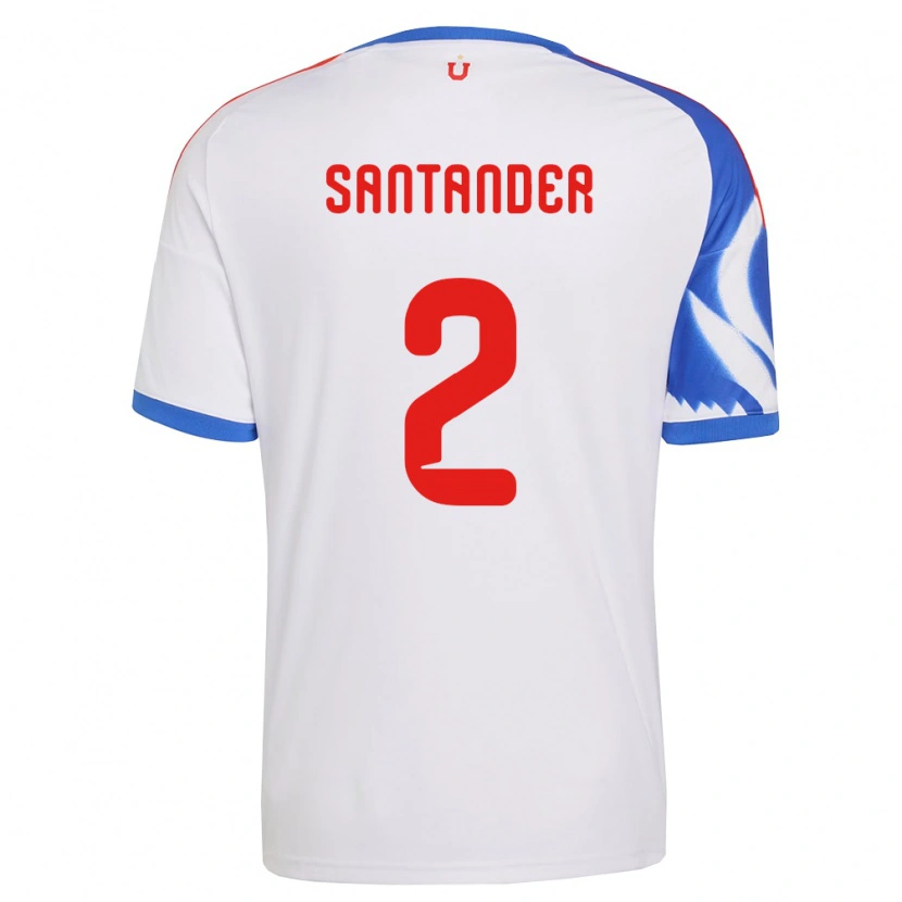 Danxen Dětské Constanza Santander #2 Bílá Tmavě Modrá Daleko Hráčské Dresy 2026/27 Dres