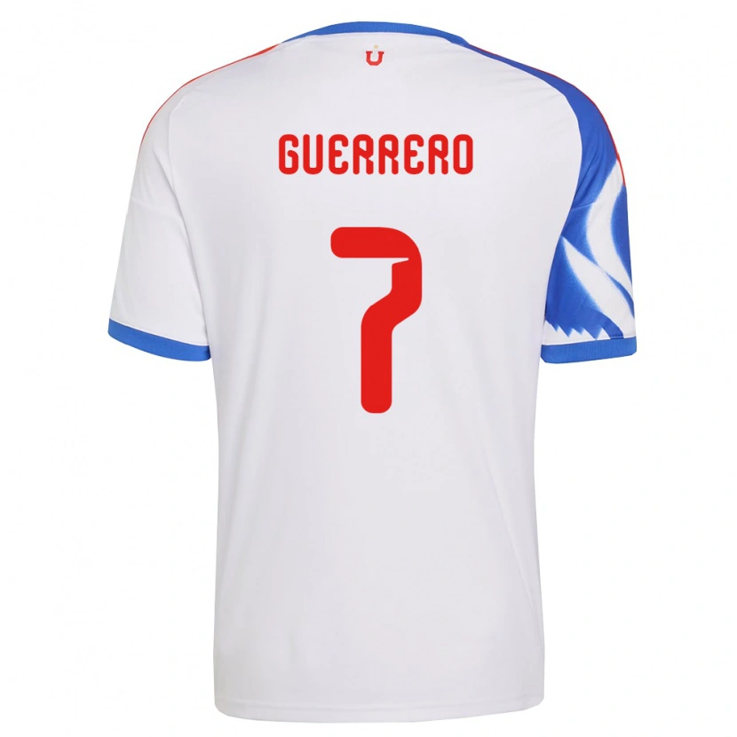 Danxen Dětské Maximiliano Guerrero #7 Bílá Tmavě Modrá Daleko Hráčské Dresy 2026/27 Dres
