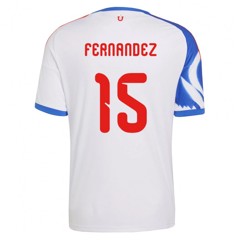 Danxen Dětské Vicente Fernández #15 Bílá Tmavě Modrá Daleko Hráčské Dresy 2026/27 Dres