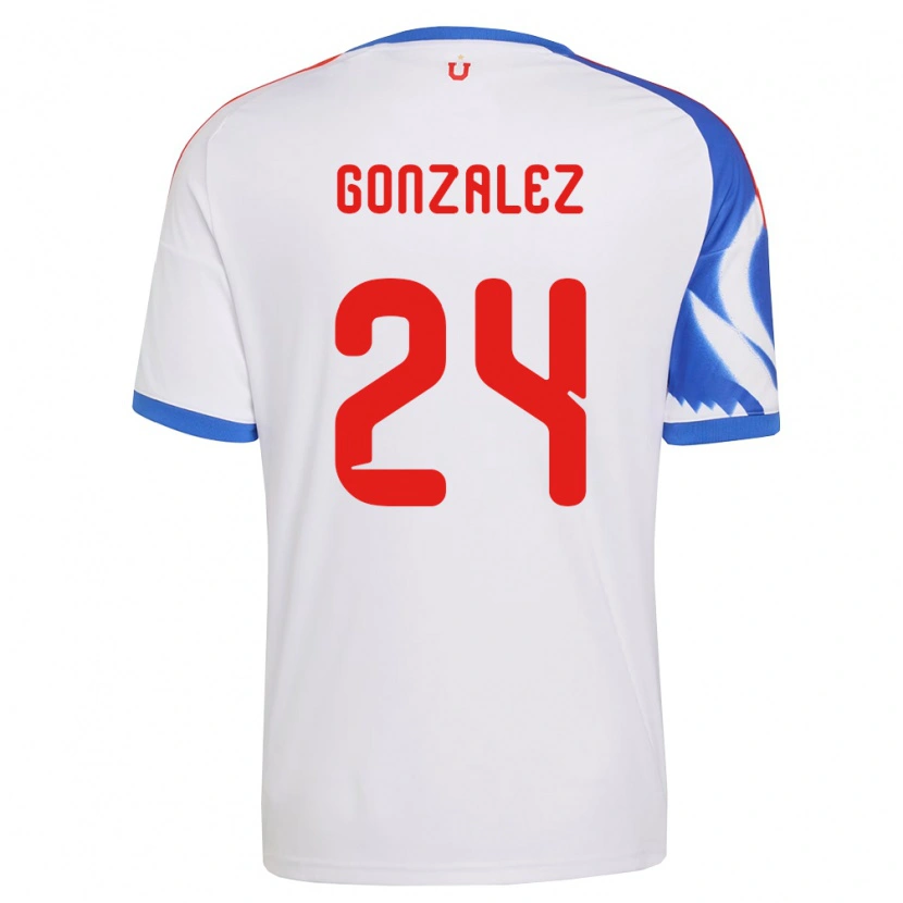 Danxen Dětské Emma González #24 Bílá Tmavě Modrá Daleko Hráčské Dresy 2026/27 Dres