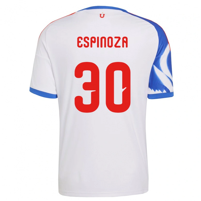 Danxen Dětské Isidora Espinoza #30 Bílá Tmavě Modrá Daleko Hráčské Dresy 2026/27 Dres