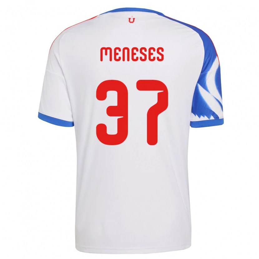 Danxen Dětské Tomás Meneses #37 Bílá Tmavě Modrá Daleko Hráčské Dresy 2026/27 Dres