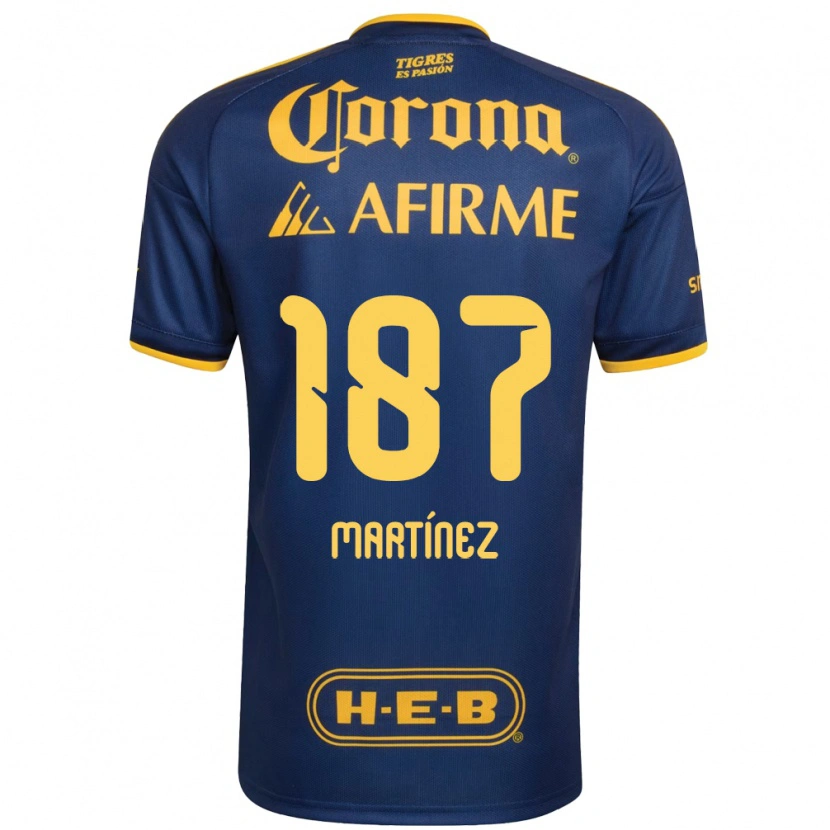 Danxen Dětské Emilio Martínez #187 Královsky Modrá Žlutá Daleko Hráčské Dresy 2026/27 Dres
