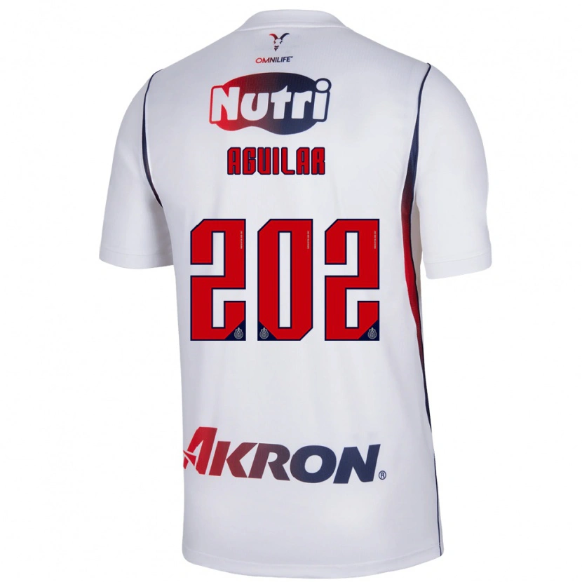 Danxen Dětské Erick Aguilar #202 Červená Bílá Tmavě Modrá Daleko Hráčské Dresy 2026/27 Dres