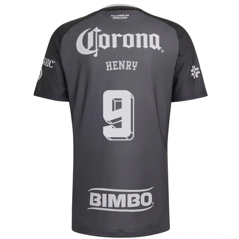 Danxen Dětské Henry Martin #9 Šedá Bílá Černá Daleko Hráčské Dresy 2026/27 Dres
