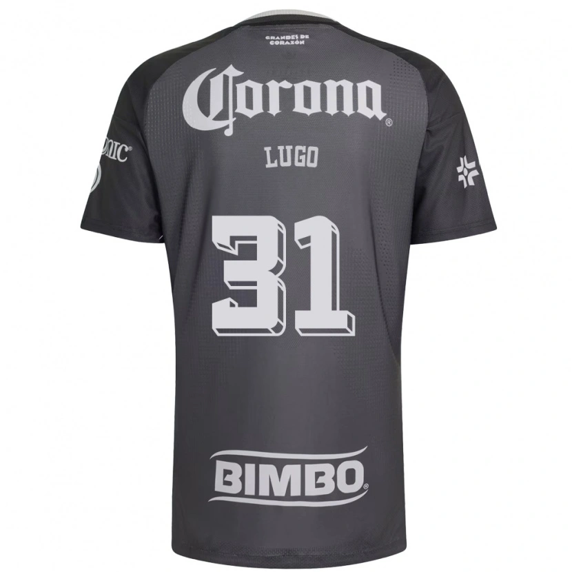 Danxen Dětské César Lugo #31 Šedá Bílá Černá Daleko Hráčské Dresy 2026/27 Dres