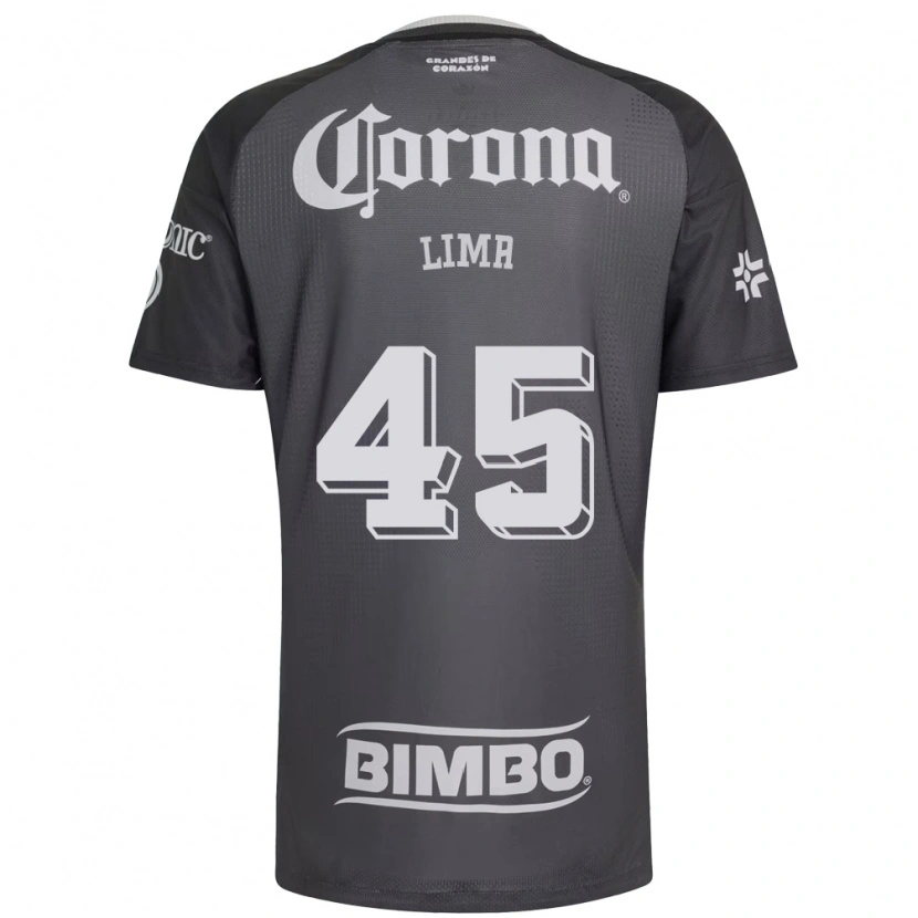 Danxen Dětské Vinícius Moreira De Lima #45 Šedá Bílá Černá Daleko Hráčské Dresy 2026/27 Dres