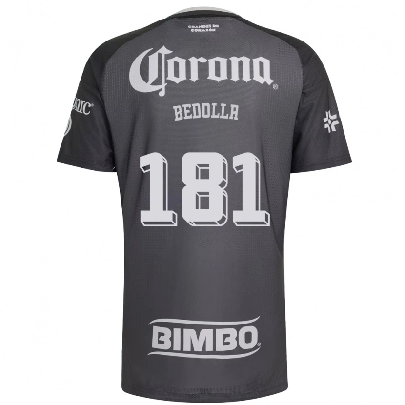 Danxen Dětské Paolo Bedolla #181 Šedá Bílá Černá Daleko Hráčské Dresy 2026/27 Dres