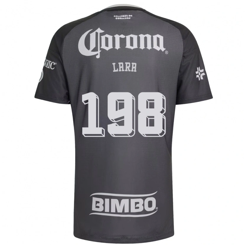 Danxen Dětské Guadalupe Lara #198 Šedá Bílá Černá Daleko Hráčské Dresy 2026/27 Dres