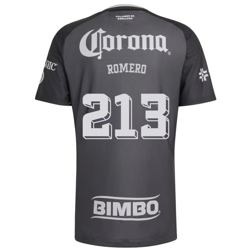 Danxen Dětské Axel Romero #213 Šedá Bílá Černá Daleko Hráčské Dresy 2026/27 Dres