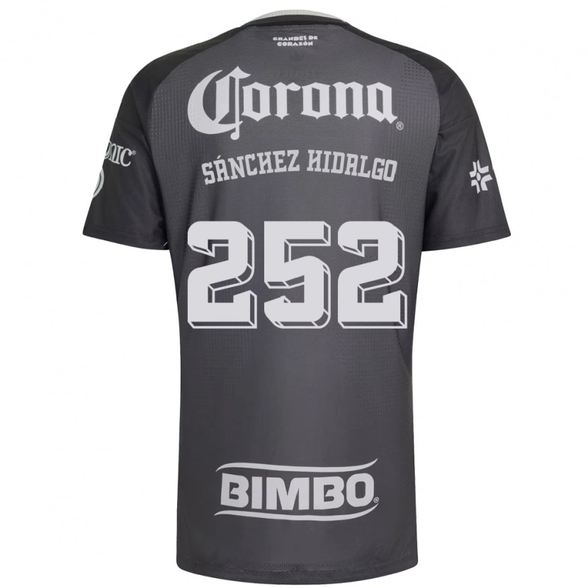 Danxen Dětské Horacio Sánchez Hidalgo #252 Šedá Bílá Černá Daleko Hráčské Dresy 2026/27 Dres