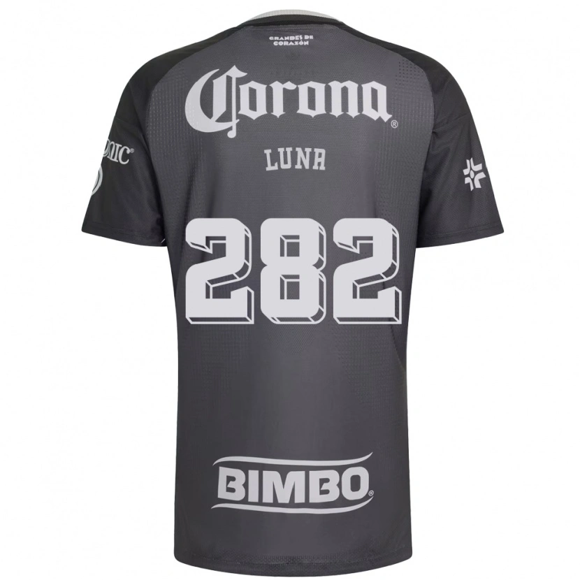 Danxen Dětské Mateo Luna #282 Šedá Bílá Černá Daleko Hráčské Dresy 2026/27 Dres