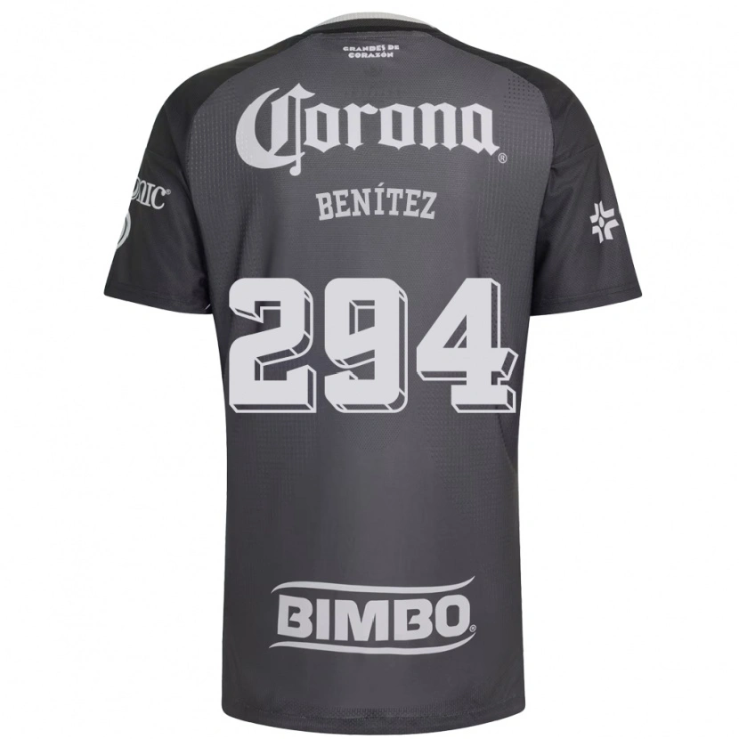 Danxen Dětské Roger Benítez #294 Šedá Bílá Černá Daleko Hráčské Dresy 2026/27 Dres