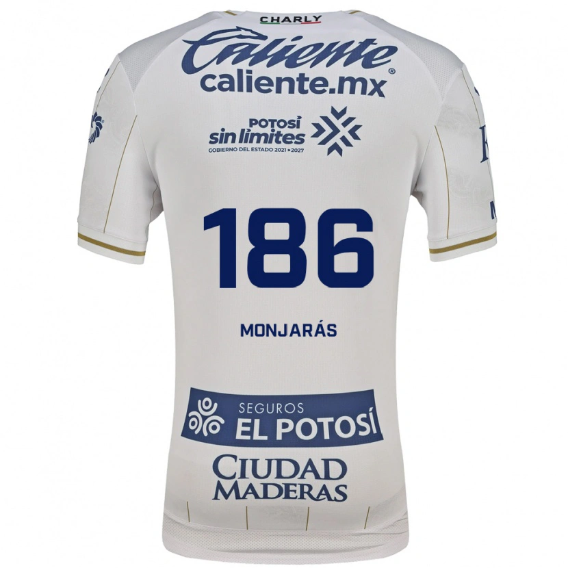 Danxen Dětské Christopher Monjarás #186 Bílá Modrá Daleko Hráčské Dresy 2026/27 Dres