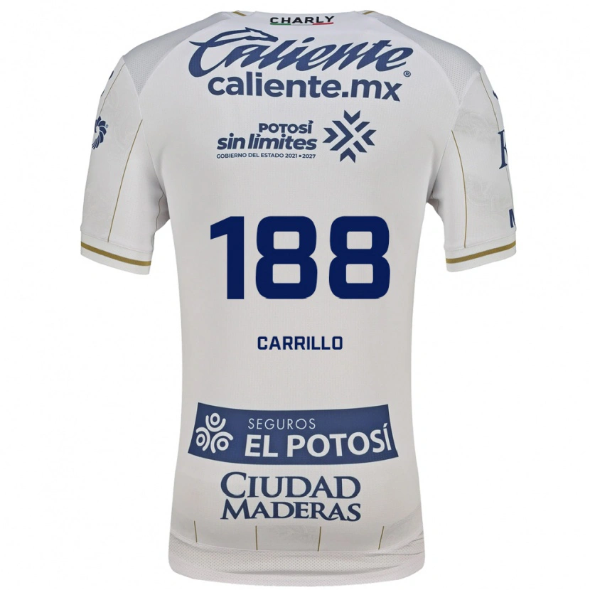 Danxen Dětské Luis Carrillo #188 Bílá Modrá Daleko Hráčské Dresy 2026/27 Dres