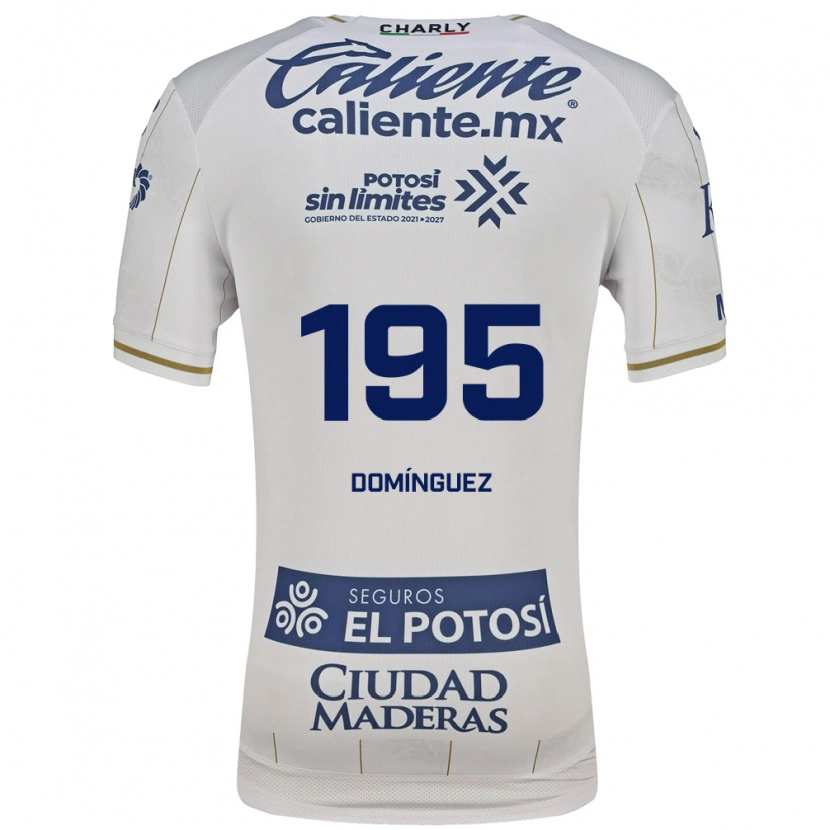 Danxen Dětské Iván Domínguez #195 Bílá Modrá Daleko Hráčské Dresy 2026/27 Dres