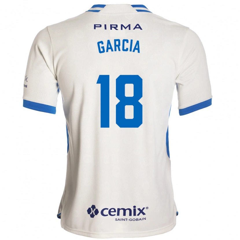 Danxen Dětské Diana Garcia #18 Bílá Modrá Červená Daleko Hráčské Dresy 2026/27 Dres