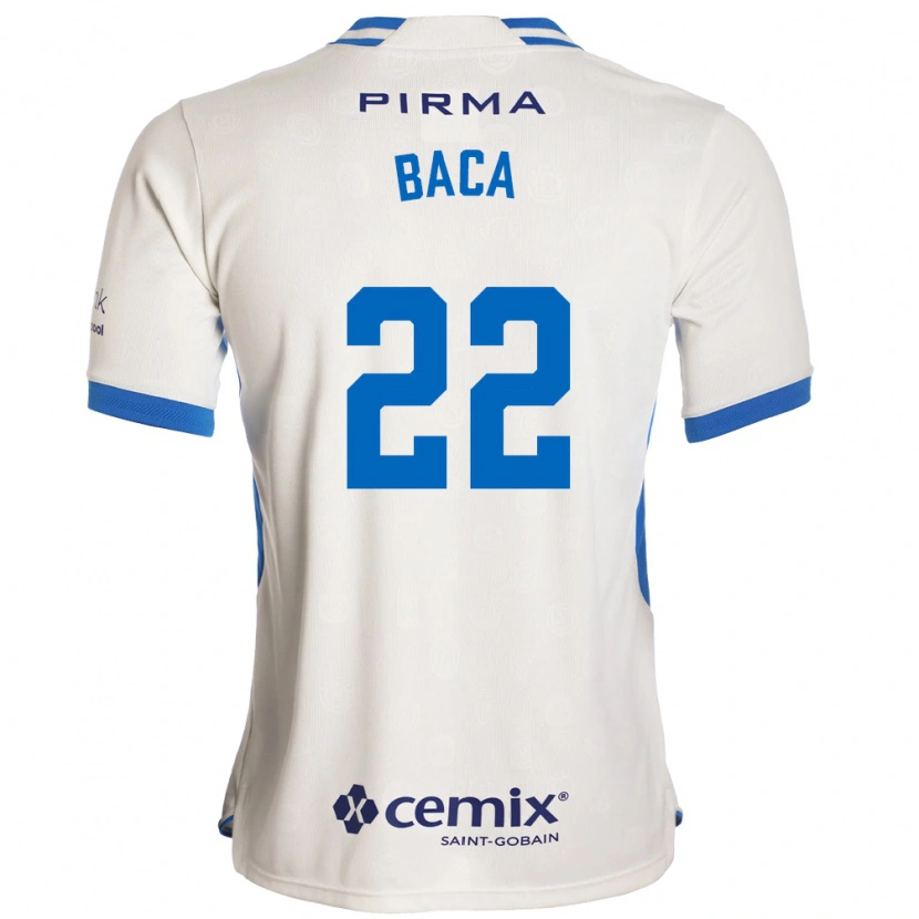 Danxen Dětské Rafael Baca #22 Bílá Modrá Červená Daleko Hráčské Dresy 2026/27 Dres