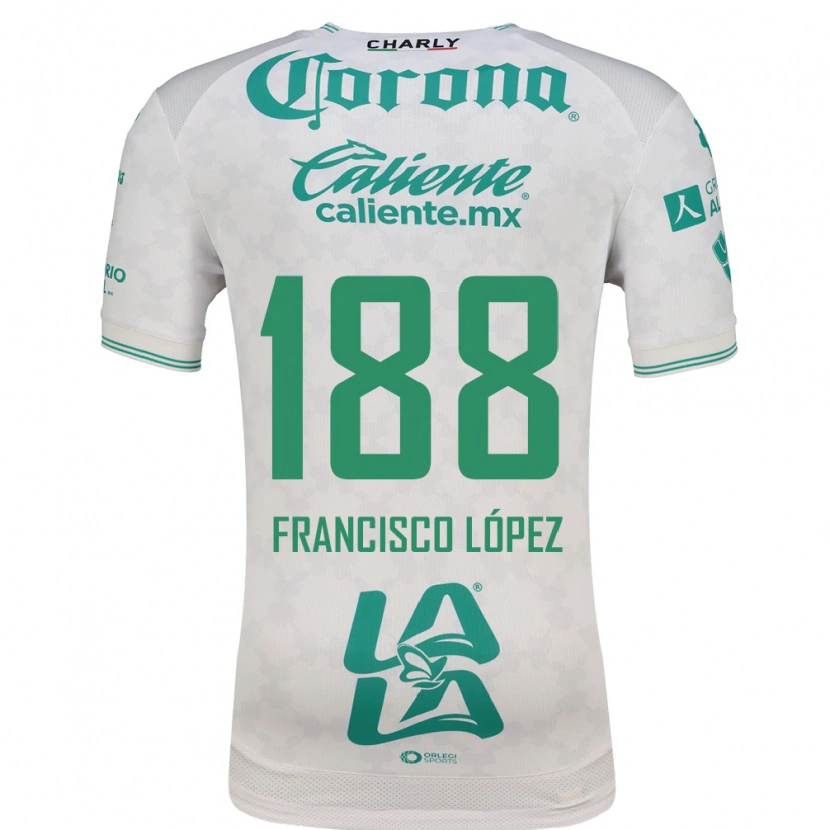 Danxen Dětské Magnus Francisco López #188 Světle Zelená Bílá Daleko Hráčské Dresy 2026/27 Dres