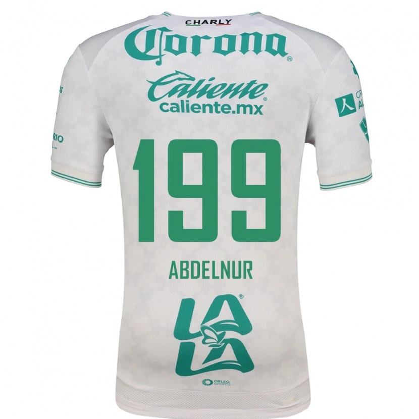 Danxen Dětské Tomás Abdelnur #199 Světle Zelená Bílá Daleko Hráčské Dresy 2026/27 Dres